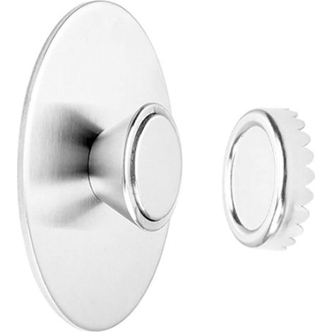 Soporte Para Jabón Magnético - Acero Inoxidable - Fijación Sin Perforación - Para Baño Ducha Lavabo - 1 Unidad (1/5)