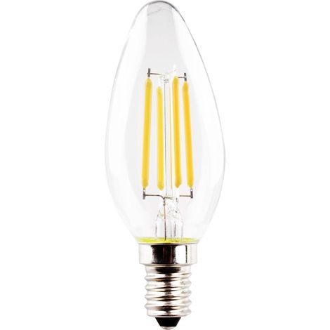 Müller-Licht 400396 LED CEE F (A - G) E14 forme de flamme 4.9 W = 40 W blanc chaud 1 pc(s)