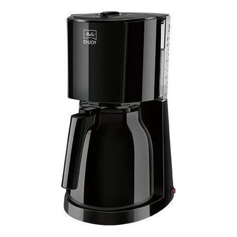 Machine a Cafe - Cafetiere Electrique  filtre MELITTA - Enjoy II Therm Noir 1017-06 - 1000W - AromaSelector - Systeme anti-gouttes (1/2)