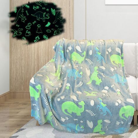Couverture Douillette Enfants, Couverture Douillette Moelleuse S'illumine dans Le Noir,Lit canapé Couverture Moelleuse Fille garçon. ( 150200 cm) (1/5)