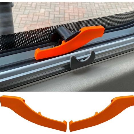 Verrouillage de fenêtre pour Camping-Car, verrous de fenêtre 3D imprimés en Orange pour Camping-Car/Protection Anti-effraction/Verrouillage pour poignée de fenêtre ,Serrures de fenêtre (1/5)