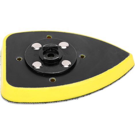Disque abrasif triangulaire 70x100mm, disque de meulage et de polissage universel, accessoire pour meule. (1/5)