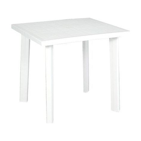TAVOLO FIOCCO PROGARDEN PP BIANCO CM 80X75 H.CM 72