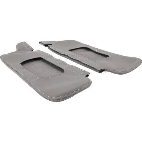 Housse de Protection pour Pare-Soleil, élégante, Résistante aux Rayures, de Remplacement pour 1994-2004, en Cuir PU, Choix de Cadeau pour Les Amateurs de Voitures (Gris)