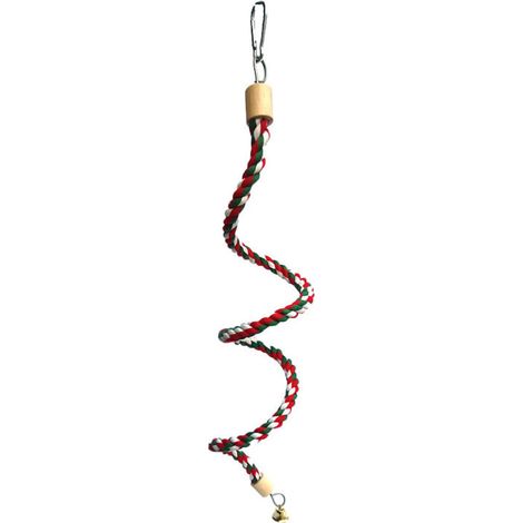 Oiseau Escalade Jouet/Coton Spirale -50cm