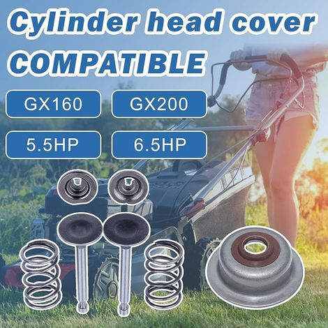Stößelstangen-Schutzkappensatz für Ventilplatte für Honda GX160 GX200 5,5 PS 6,5 PS Rasenmähermotor Ersatzteil 14791-ZE1-010. (1/5)