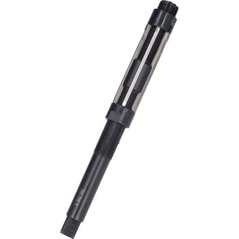 6-schneidige Handreibahle aus 9SiCr-Metall, verstellbarer gerader Schaft, Schneid- und Bohrreibahle 26–29,5 mm (1/5)
