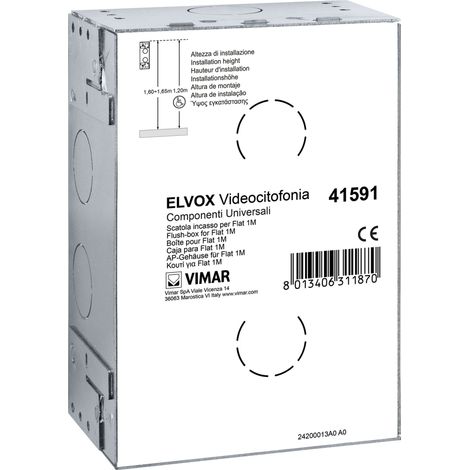 VIMAR - 41591 Unterputzdose für Flach 1M
