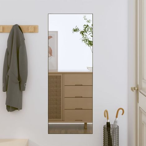 Miroir Mural Moderne, Miroir de maquillage, Miroir suspendu pour Vanité, Salle de Bain, Salon Chambre 30x80 cm verre rectangulaire KIM5915 (1/5)