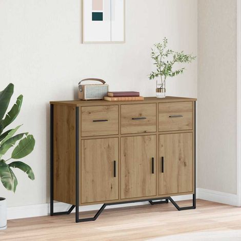 Sideboard mit Schubladen Artisan-Eiche 97 x 32,5 x 74,5 cm