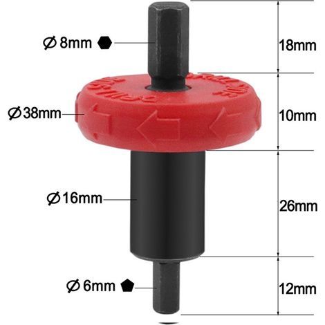 Elektromotor für Rasenmäher, Starthilfe, leicht zu starten, Bohrmaschinen-Adapter für Gartengeräte (1/4)
