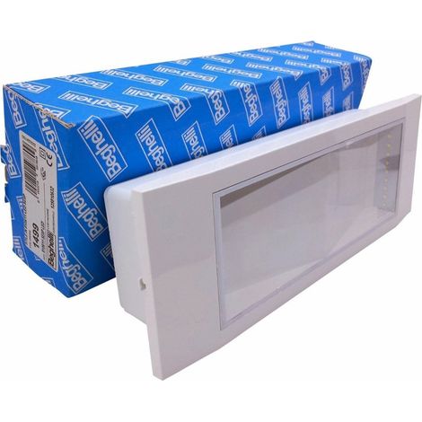 Trade Shop - BEGHELLI 11W LED-EINBAU-NOTLAMPE 8H AUTONOMIE IP40 SE 1499 - (1/2)