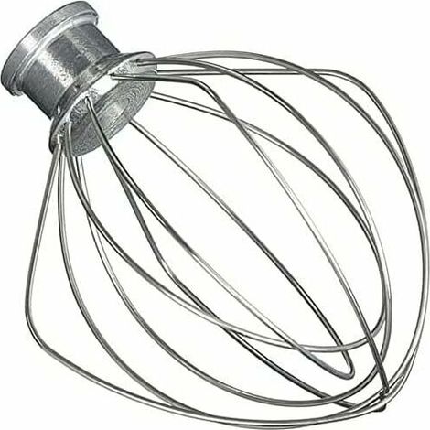Batidor de alambre de acero inoxidable compatible con KitchenAid K45WW WP9704329 KSM150 KSM160 K45 KSM90 Accesorio de robot