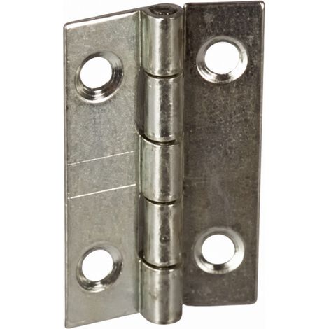 Rechteckiges Scharnier Löcher 3 mm, B25 H40 mm