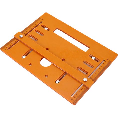 Plaque de base pour machine de découpe, scie circulaire portative pour le travail du bois, plateau inférieur universel sans perçage, accessoires pour outils électriques (1/5)