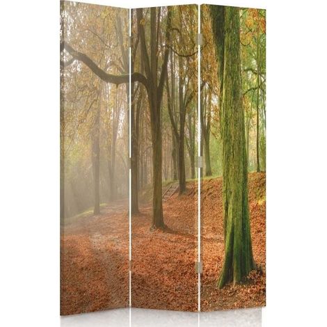 Paravento bilaterale 360, Autunno nella foresta - 110x170 (1/5)