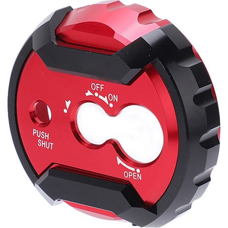 Cachet de Verrou de Selle en Aluminium CNC pour Yamaha Nmax 125 150 155 2015-2019, Rouge (1/5)