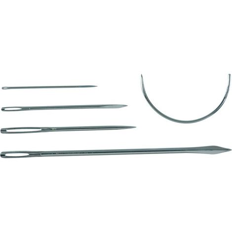 Kit de 5 aiguilles pour tissu et voile -