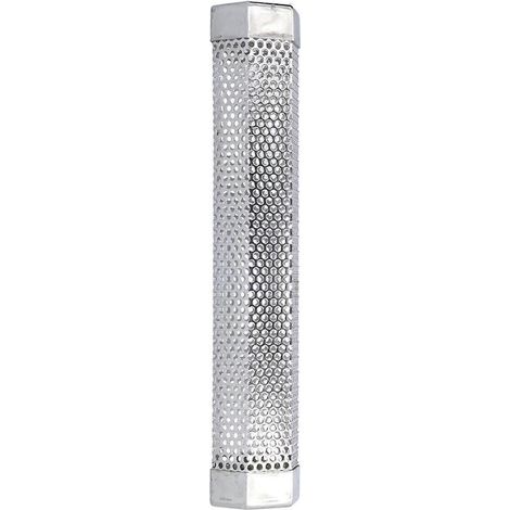 Tube fumoir en acier inoxydable portable hexagonal stable pour barbecue, générateur de fumée pour fumage à chaud et à froid des aliments grillés (1/5)