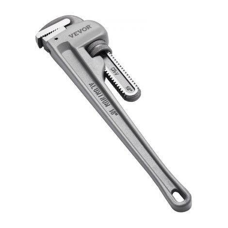 Clé Serre Tubes Droite 45 - 7 cm - Tuyau à Griffe en Aluminium (1/5)