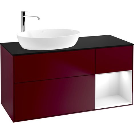 Villeroy & Boch F932GFHB Meuble sous-lavabo Finion F93 (1/2)