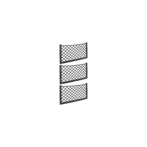 Lot de 3 filets de rangement pour voiture - 36 x 18 cm - Haute élasticité, filet de rangement pour bagages, magazines - T4 T5 T6 - Pour van, caravane, camping-car, camion- - Crezuo (1/4)