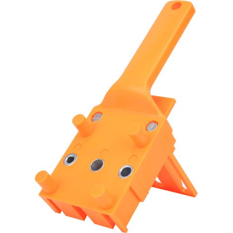 Lochzange für Holzbearbeitung, Heimwerkerprojekte, Tischlerei, Bohr- und Dübelhilfen, Handwerkzeuge, orange (1/5)