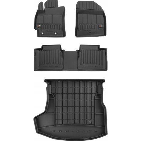 SET Alfombrillas de goma 3D Toyota Corolla 11 E160 Sedán 2013-2019 (1/5)