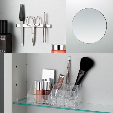 LAUFEN FRAME 25 Set d'accessoires, Miroir de soins de beauté,