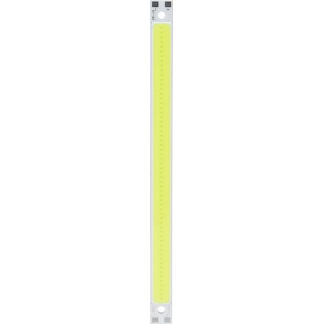 Bande lumineuse LED COB 3000-6500K 12-14V 10W 150x10mm blanc pur, source lumineuse DIY en forme de bande, accessoire d'éclairage