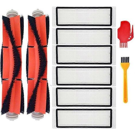 Kits d'accessoires pour aspirateur robot Xiaomi Roborock S50 S51 : pièces détachées, filtre, brosse latérale, brosse rotative (1/2)