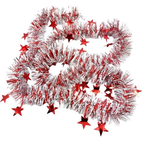 Couronne of Christmas in wire of iron, star shiny to hang, 2 m, wire thick, shiny and reflective, for for decorate the ceiling and the Christmas tree of Christmas (1/5)