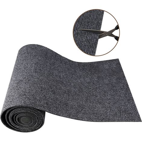 Tapis anti-griffures autocollant 40×100 cm, protection canapé, découpable, gris (1/5)