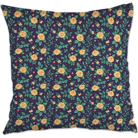 Housse de coussin 45x45 cm carrée résistant aux tachespour Noël, l'Action de grâce, anniversaire, la Fête des Mères (1/5)