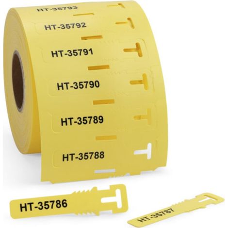 Hellermann Tyton Kennzeichnungsschilder TAGPU12X74LOOP 12 x 74mm PUR rot 500 Stk (1/2)