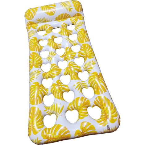 Hamaca para piscina, hamaca flotante, cama flotante, tumbona inflable, boya flotante 4 en 1 para piscina, plegable, portátil, hamaca flotante ultraligera (1/3)
