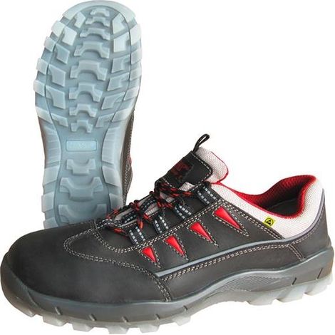 Zapato  de  seguridad  SPORT  STEP  talla  42  W.11  negro  S3  SRC  EN  ISO  20345,  EN  61340-4-3 (1/4)
