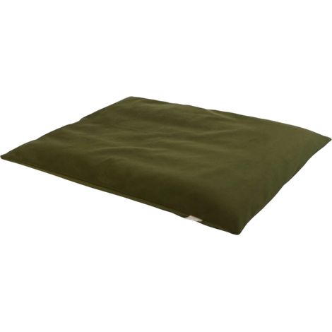 Zabuton, tapis de méditation en sarrasin - olive (1/3)