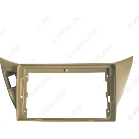 Applicable to Mitsubishi Lancer models 2001-2007, modification frame for navigation system, audio panel, frame for large screen Android phone, 9-inch titanium left screen (1/5)