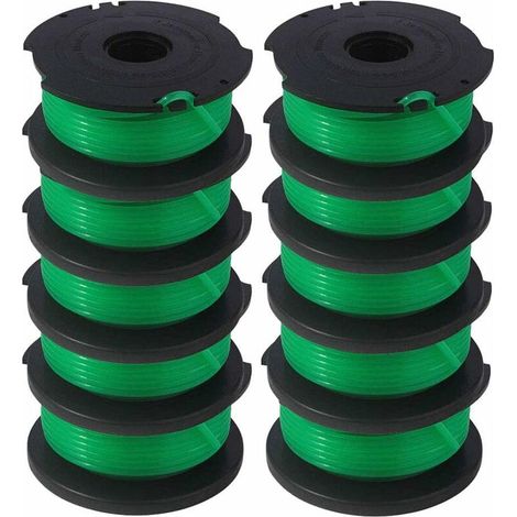 SF-080 Replacement Spool for Black and Decker GH3000 LST540 LST540B GH3000R SF-080-BKP Auto Feed Spool 20ft 0.080 inch Single Line String Trimmer (10-Pack) (1/5)