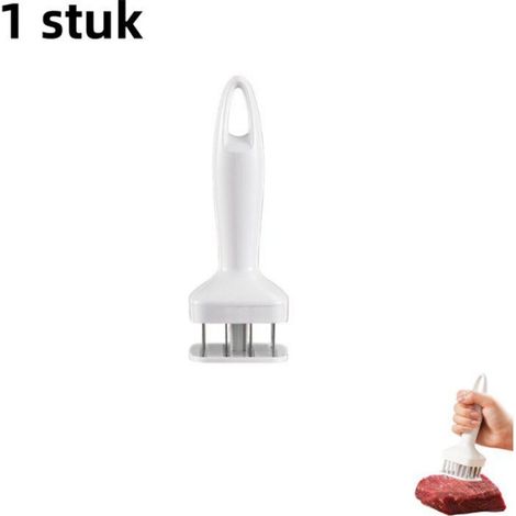 Marteau À Recul Automatique - 24 Aiguilles Acier Inoxydable 304 - Pour Attendrir Viande Bœuf Porc Poulet - 1 Pièce (1/5)