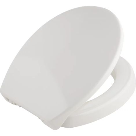 Asiento WC BEMIS Pure Care 500 elevado con mecanismo de cierre suave, blanco