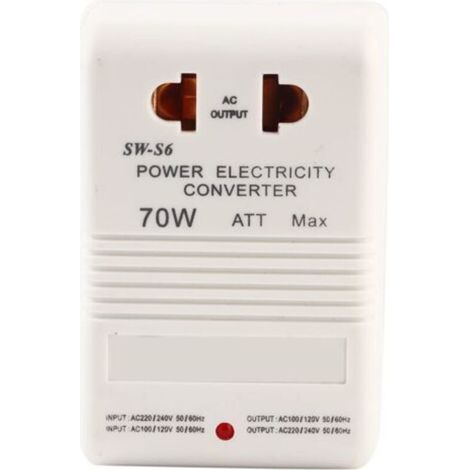 70W Voltage Converter 110V/120V to 220V/240V – Dual Channel Adapter – CN Standard Socket – Use for Devices up to 30W (1/4)
