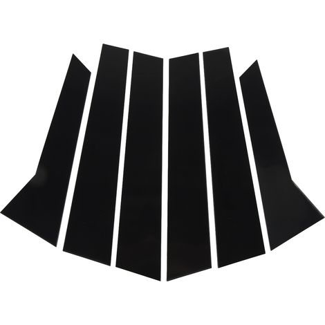 Autocollant de fenêtre extérieure noir brillant, garniture de poteaux de pilier B, 6 pièces, pour Macan 95B 2014 à 2023 (1/5)