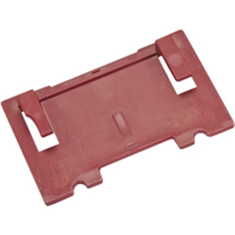 Lamello Aufsteckplatte 4mm, KS, rot