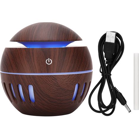 130ml Brumisateur USB à LED Coloré pour Bureau, Humidificateur Ultrasonique Silencieux pour Chambre (1/5)