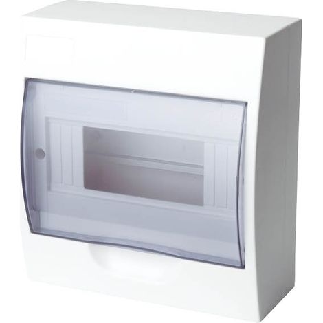 Superficie quadro elettrico 8 moduli Trasparente
