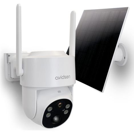 Caméra 4G extérieure motorisée 2,5 K 4 MP surveillance 355° HomeCam SUN - 127162 - Avidsen