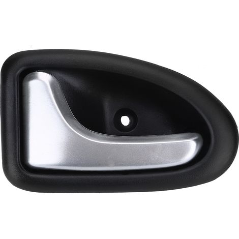 SJLERST Poignée de porte intérieure gauche chromée pour Renault Clio Megane Scenic Trafic