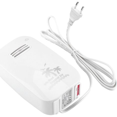 Tragbarer Luftreiniger mit Negativ-Ionisator, Sterilisator und Desinfektionsmittel, weiß, EU-Stecker (1/5)